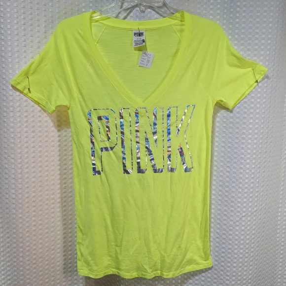 Pink yellow T-shirt small - Picture 7 of 7